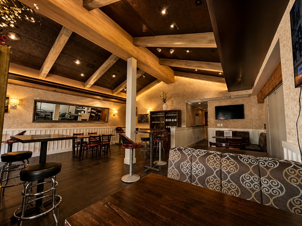 Spacious dining area