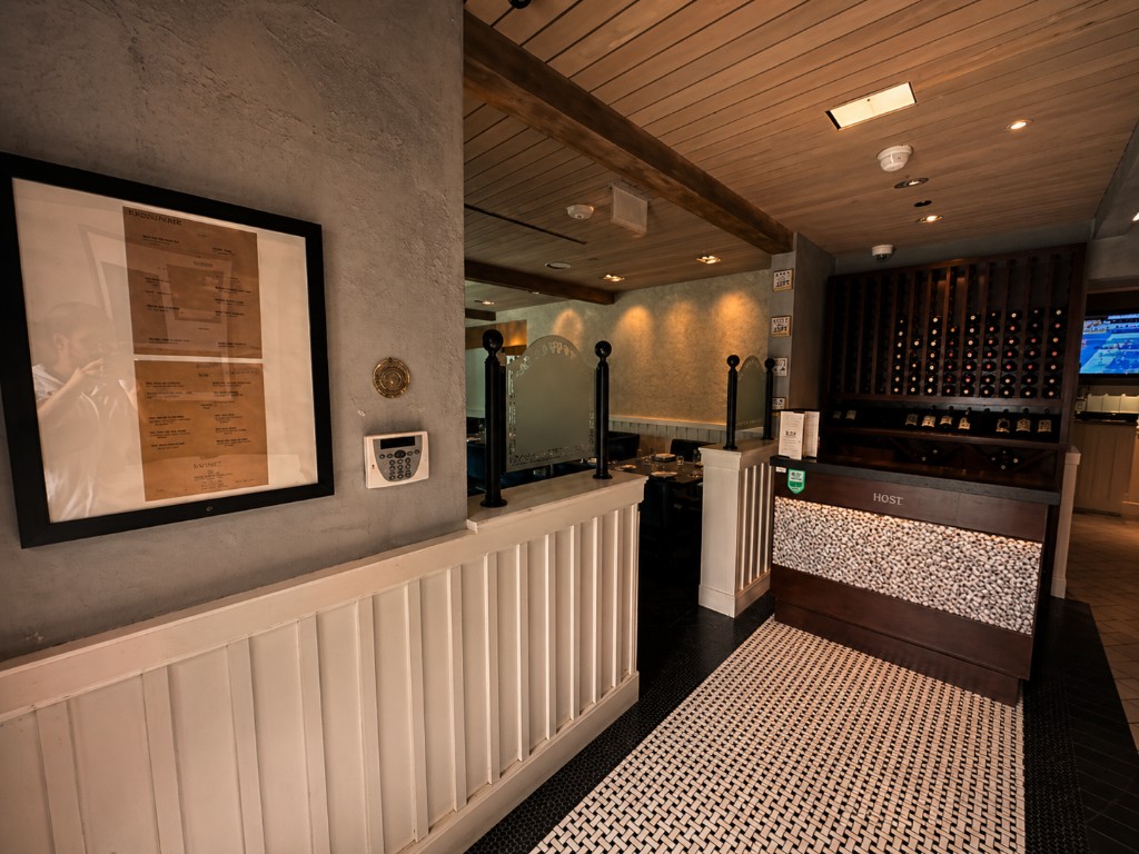 Umberto Bar & Grill entrance and host station